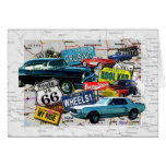 Tarjetas de felicitación - coches de la ruta 66_Cl