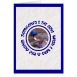 Tarjetas de felicitación de las memorias de la niñ