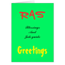 Tarjetas de felicitación de Rasta