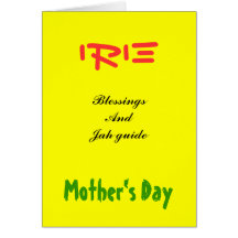Tarjetas de felicitación del día de madre de Rasta