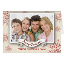tarjetas de felicitación del navidad de la foto de