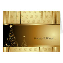 Tarjetas de felicitación elegantes del navidad del