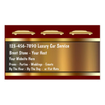 Tarjetas de la empresa de servicios del Limo Tarjeta De Negocio