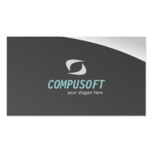 Tarjetas de la empresa informática tarjeta de visita