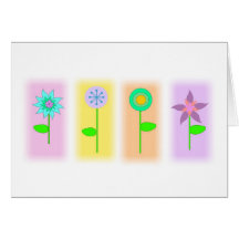 Tarjetas de la flor