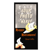 Tarjetas de la foto de Halloween Tarjeta Fotografica Personalizada