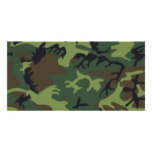 Tarjetas de la foto del camuflaje tarjeta fotográfica