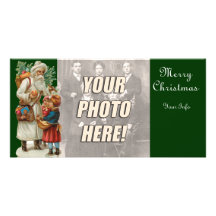 Tarjetas de la foto del navidad del Victorian Tarjetas Fotograficas Personalizadas