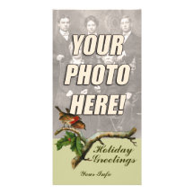 Tarjetas de la foto del navidad del Victorian Tarjeta Fotografica Personalizada