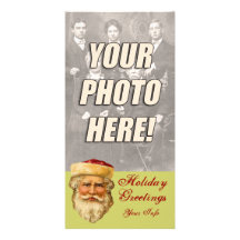 Tarjetas de la foto del navidad del Victorian Tarjetas Fotograficas