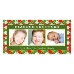 Tarjetas de la foto del navidad tarjeta personal con foto