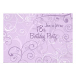 Tarjetas de la invitación de la fiesta de cumpleañ