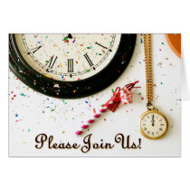 Tarjetas de la invitación del Año Nuevo tarjetas