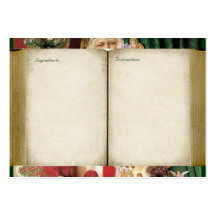 Tarjetas de la receta de Santa del navidad del vin Tarjetas De Visita