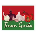 Tarjetas de la receta del entusiasmo de Buon Postal