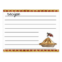 tarjetas de la receta tarjetas postales