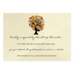 Tarjetas de la respuesta y del Web site del árbol  Tarjeta De Visita