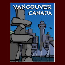 Tarjetas de la señal de Vancouver de las postales  tarjetas postales
