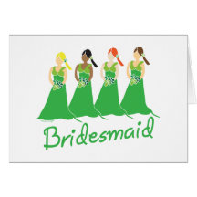 Tarjetas de las damas de honor