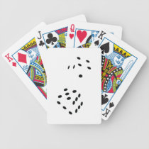 Tarjetas de los dados cartas de juego