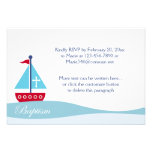 Tarjetas de moda del recinto de RSVP del bautismo  Comunicados Personales