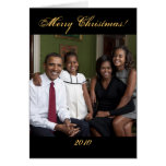 Tarjetas de Navidad 2010 de presidente Barack Obam