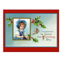 Tarjetas de Navidad bonitas del Victorian Tarjetas Postales