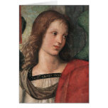 Tarjetas de Navidad del ángel de Raphael Raffaello