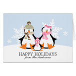 Tarjetas de Navidad militares de la familia del pi