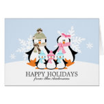 Tarjetas de Navidad militares de la familia del pi