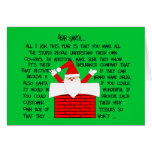 Tarjetas de Navidad peculiares y divertidas del fa