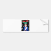 tarjetas de Navidad Pegatina De Parachoque