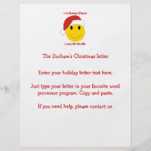 Tarjetas de Navidad y regalos sonrientes de Santa Tarjetas Publicitarias