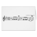 Tarjetas de no. 5 de la sinfonía de Beethoven