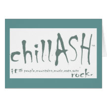 tarjetas de nota del chillASH