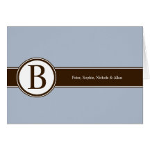 Tarjetas de nota personalizadas de la familia