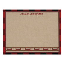 Tarjetas de nota planas personalizadas estilo de l invitacion personalizada