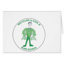 Tarjetas de nota verdes del equipo