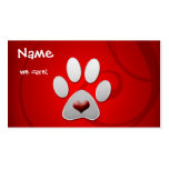 Tarjetas de visita animales tarjetas de negocio