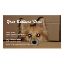 Tarjetas de visita animales profesionales de la pr