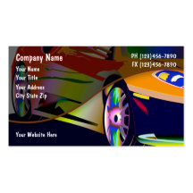 Tarjetas de visita automotrices