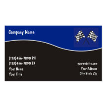 Tarjetas de visita automotrices