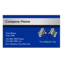 Tarjetas de visita automotrices