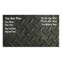 Tarjetas de visita automotrices