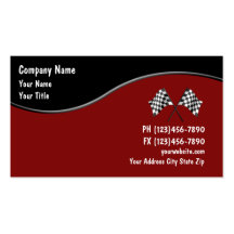 Tarjetas de visita automotrices