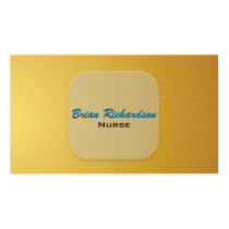 Tarjetas de visita Bandaid de la enfermera tarjetas de negocio