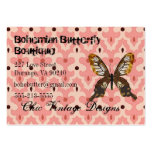Tarjetas de visita bohemias del boutique de la mar