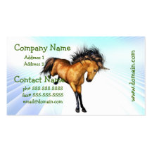 Tarjetas de visita Bucking del unicornio