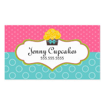 Tarjetas de visita caprichosas de la panadería de 