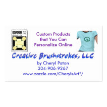 Tarjetas de visita creativas de Bruhstrokes actual